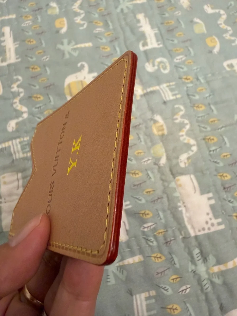 Louis Vuitton vachetta card